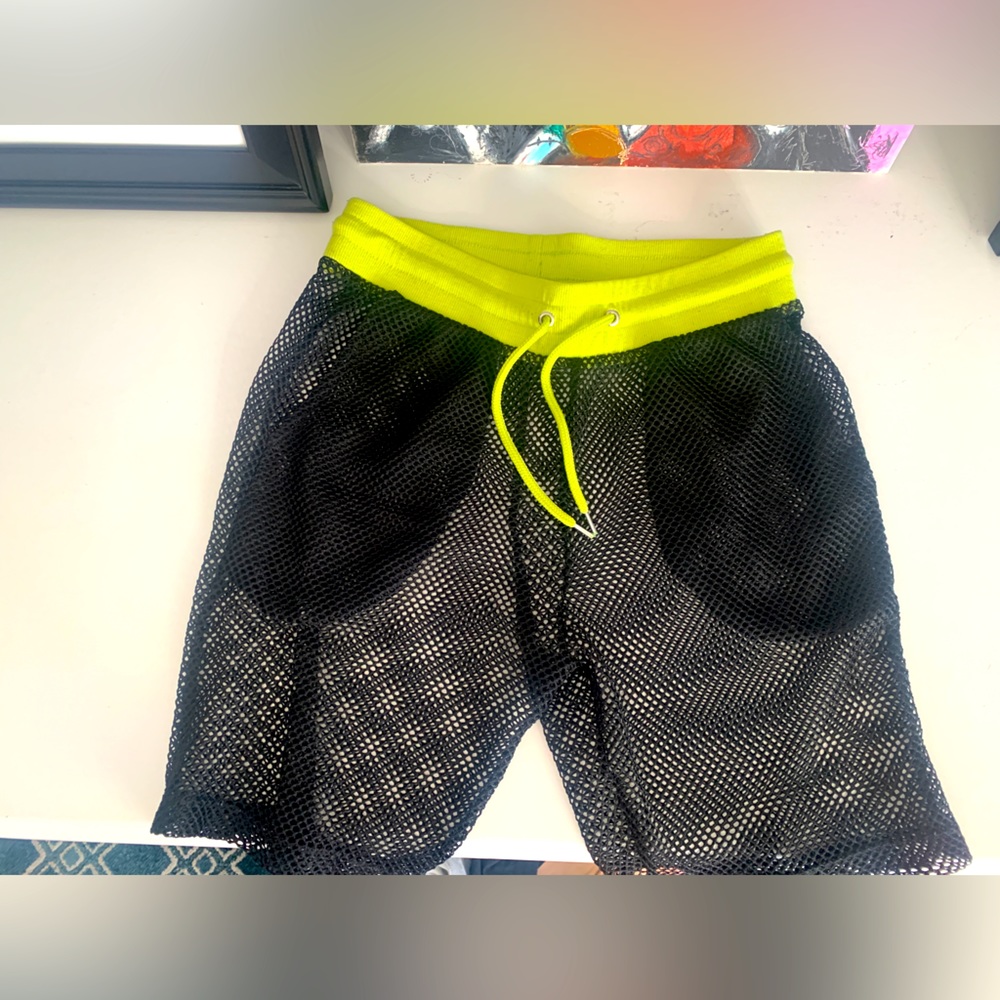 Reclaimed Vintage Black Mesh Shorts